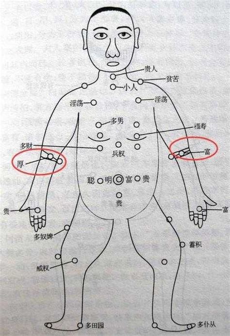 左手腕背部有痣|手背痣的位置图解 手背各部位长痣的含义